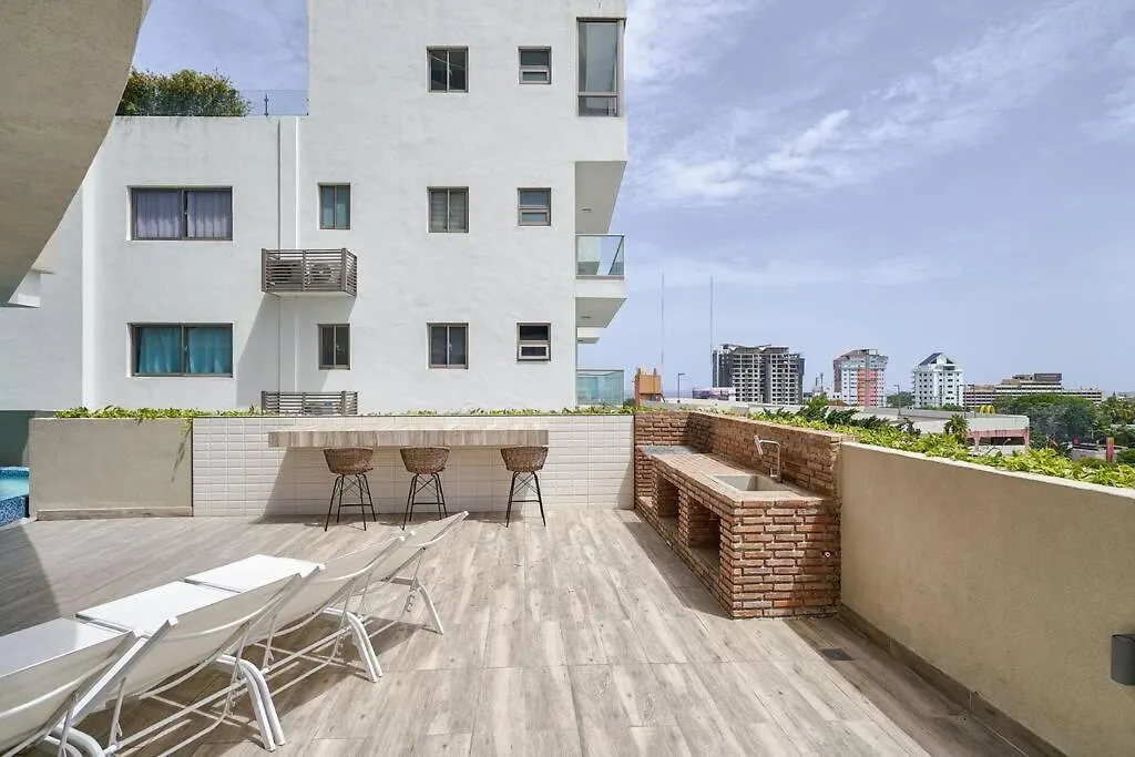 Escape Apartments, Balcony, Pool, Gym & Spa In La Julia Santo Domingo 0*,