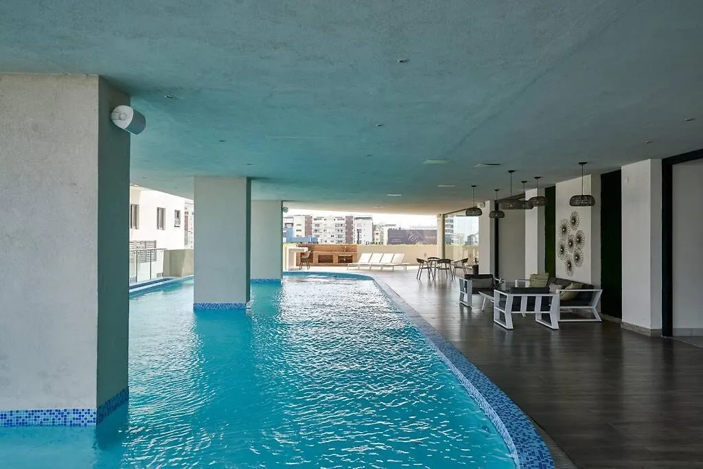 Escape Apartments, Balcony, Pool, Gym & Spa In La Julia Santo Domingo Den Dominikanske Republik